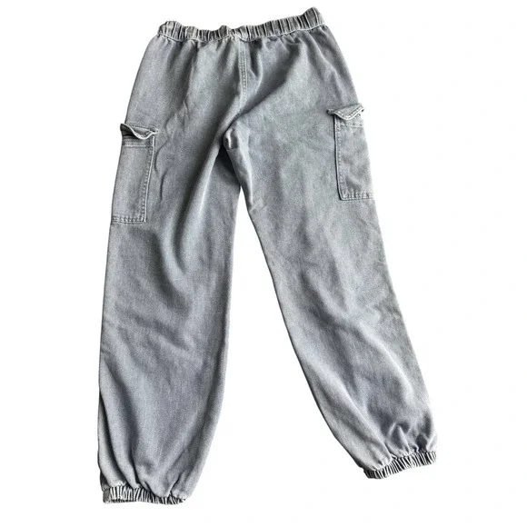 Vanilla Star Cozy Denim Joggers Size Small - Picture 4 of 4